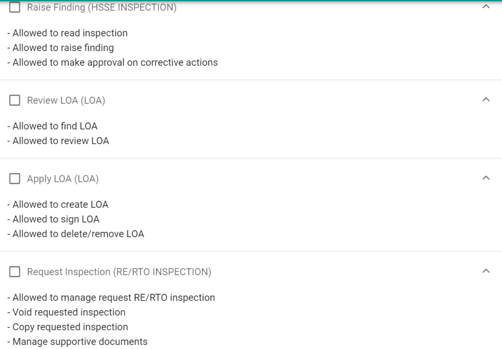 Role Based Access Control