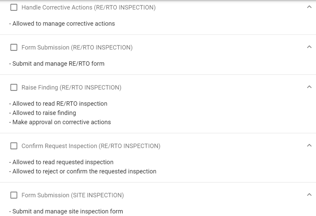 Role Based Access Control