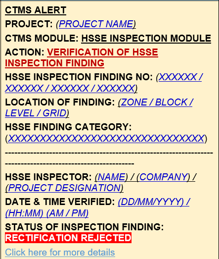 RejectRectification